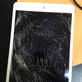 iPad cracked screen repair